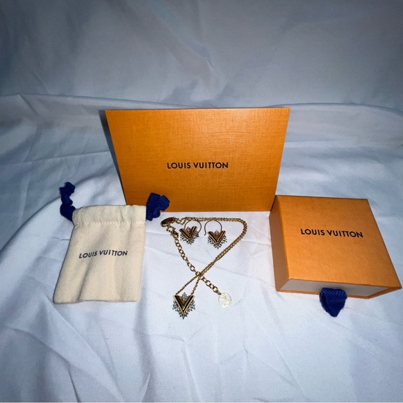 Louis Vuitton Bo Glory V Earings + Coll. Glory V necklace - Picture 10 of 12